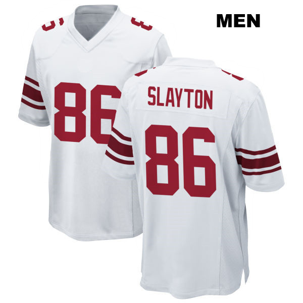 Darius Slayton Stitched New York Giants Mens Number 86 Away White Game Football Jersey