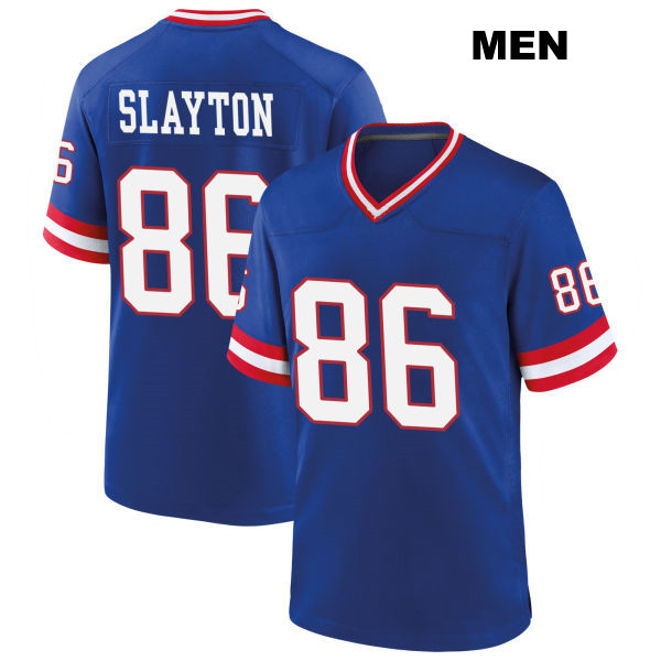 Darius Slayton Classic New York Giants Mens Number 86 Stitched Blue Game Football Jersey