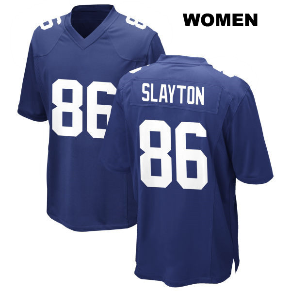 Darius Slayton New York Giants Stitched Womens Home Number 86 Royal Game Football Jersey