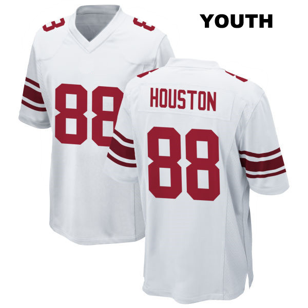 Away Dennis Houston New York Giants Youth Number 88 Stitched White Game Football Jersey